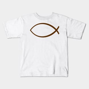 Jesus Fish (Ichthys) Kids T-Shirt